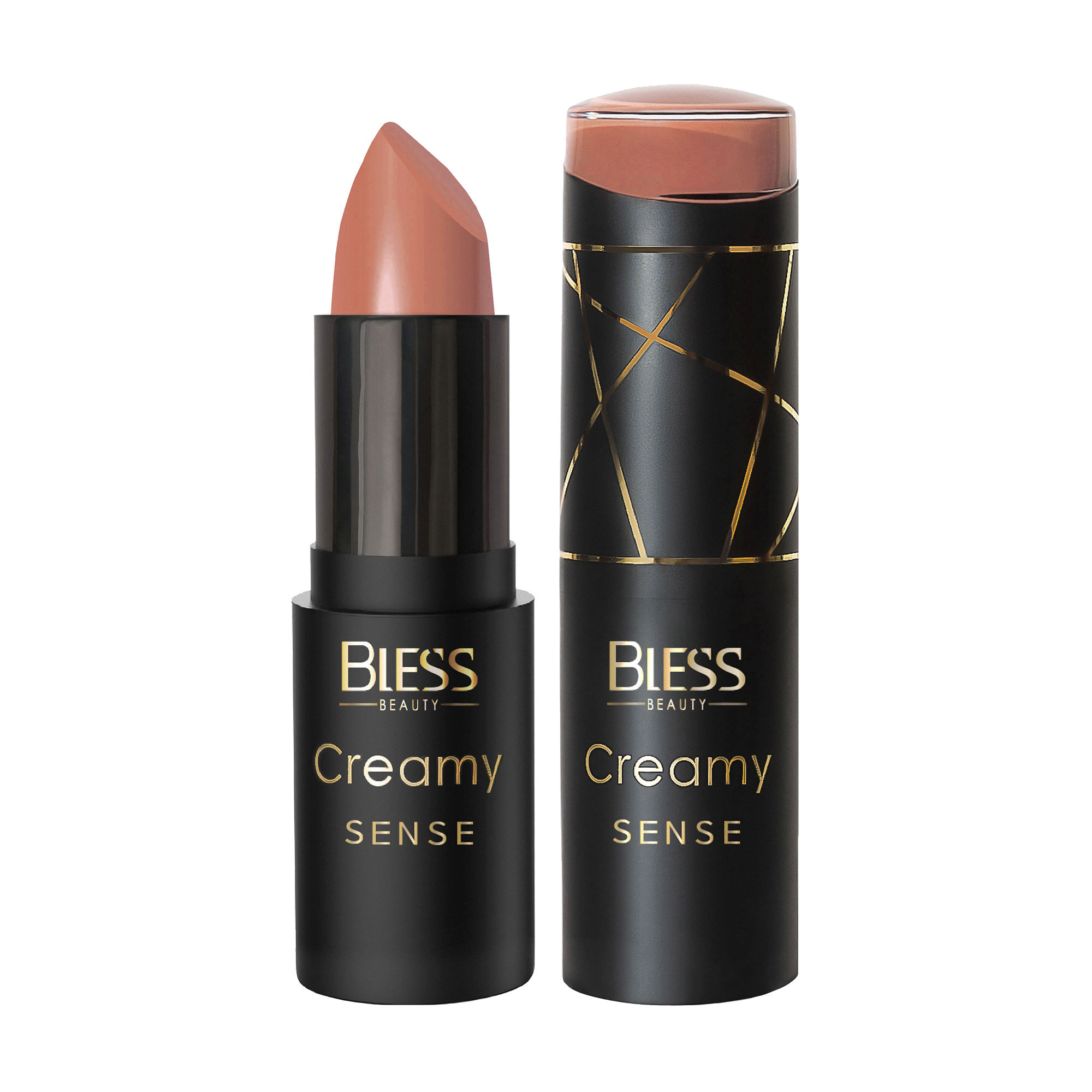 Кремова помада для губ Bless Beauty Creamy Sense 01, 3.6 г